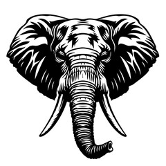 African Elephant Vector Logo © Jax