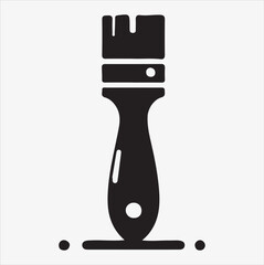 Paint roller icon vector illustration on a White Background