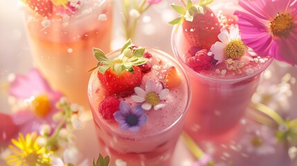 Summer Smoothie Delights Generative AI
