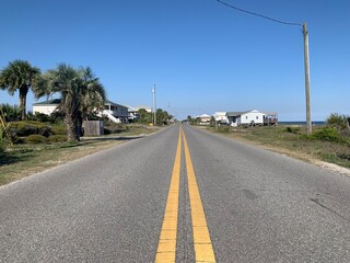 Fototapeta premium island road