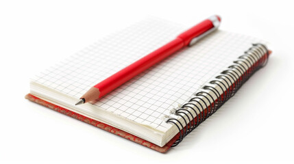 ATM maintenance logbook for recording maintenance activities isolated on white background