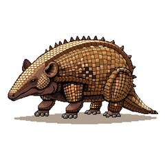 Fototapeta premium Armadillo 8-bit 