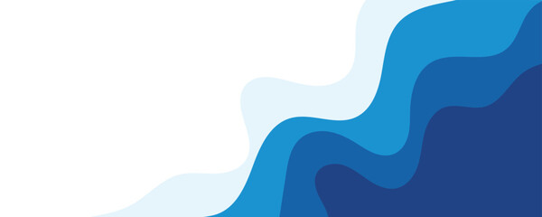 Sea waves layered vector background illustration and sea beach vector illustration.
