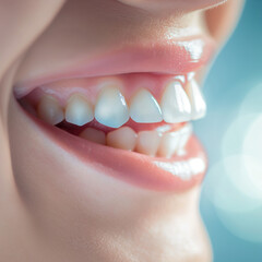 Fototapeta premium close up of a smile