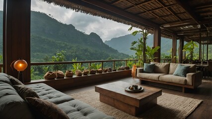 60. "Sustainable tourism with eco-friendly accommodations and transportation"
