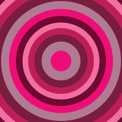 Overlapping color Circles Texture for Abstract Background. Abstract  banner, wallpaper cartoon title card. Retro vintage poster background. 70s stripes line style. Vector illustration.