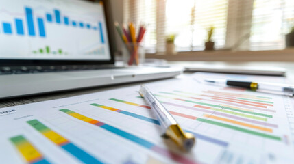 Project management software for managing audit timelines and tasks isolated on white background