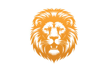 A vector silhouette of a lion.