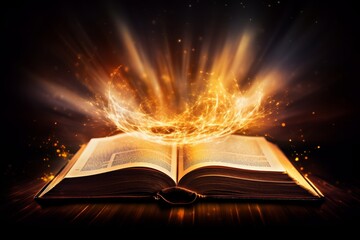 Epic cinematic book display  perfect for slideshows, book studies, banners, devotionals   more