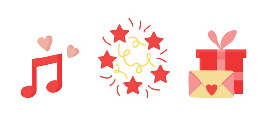 Gifts for newlyweds, fireworks, music for the wedding party