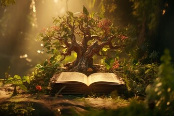 Cinematic book presentation  unveiling  for slideshows, studies, banners, devotionals