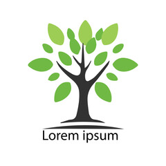 Obraz premium Tree Logo Vector Art, Icons, and Graphics.