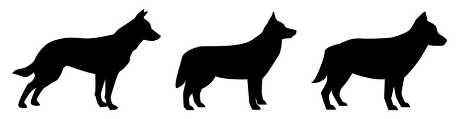 wolf silhouette