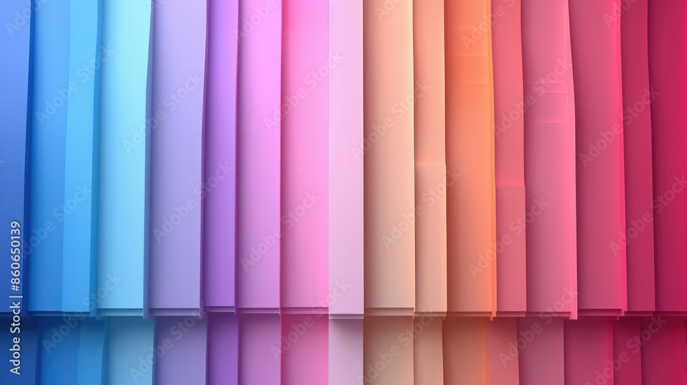 Wall mural colorful paper background with many different colors. generative ai.