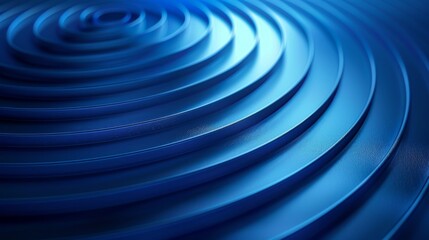 Glowing blue circular lines abstract