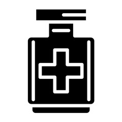 Fototapeta premium Vector Design Medicine Jar Icon Style