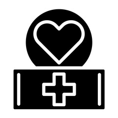 Obraz premium Vector Design Medical Badge Icon Style