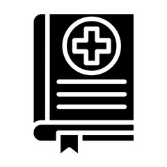 Fototapeta premium Vector Design Medical History Book Icon Style