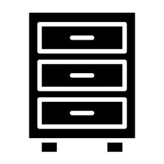 Vector Design Dresser Icon Style