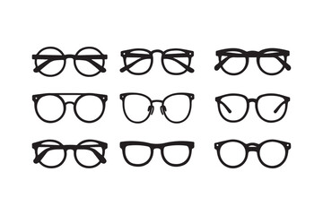 Eyeglasses Stock silhouette