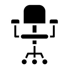 Vector Design Task Chair Icon Style