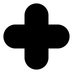 plus glyph  icon vector illustration isolated on white background