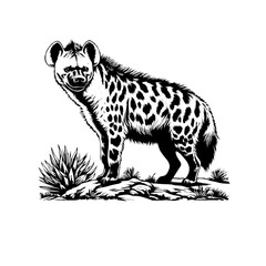 hyena animal design vector