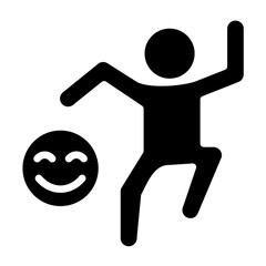 Vector Design Joyful Jig Icon Style