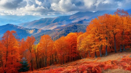 Fototapeta premium Autumn colors in the mountains
