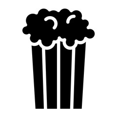 Vector Design Popcorn Pinnacle Icon Style