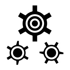 Vector Design Gear Icon Style