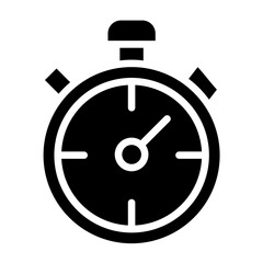 Vector Design Stopwatch Icon Style