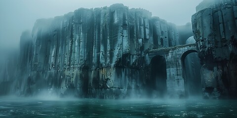 Large Waterfall Middle Lake Krypton