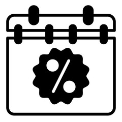 calendar glyph  icon vector illustration isolated on white background