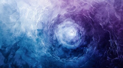 Blue and purple watercolor swirls