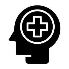 Vector Design Mental Health Icon Style