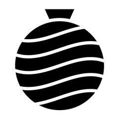 Vector Design Exercise Ball Icon Style