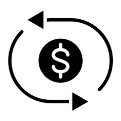 Vector Design Share Buyback Icon Style
