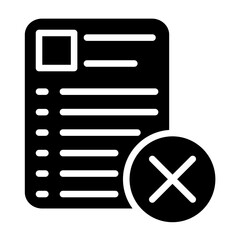 Vector Design Non-Conformance Icon Style