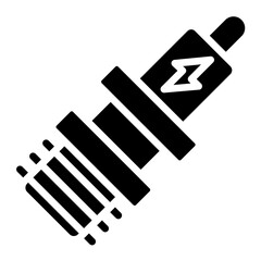 Vector Design Spark Plug Icon Style