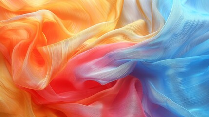 Obraz premium Gradient colored fabric texture