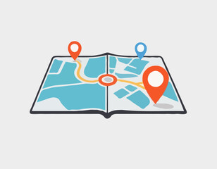 Location icon vector. Pin sign Isolated on white background. Navigation map, gps, direction, place, compass, contact, search concept. Flat style for graphic design, logo, Web, UI, mobile upp, EPS10
