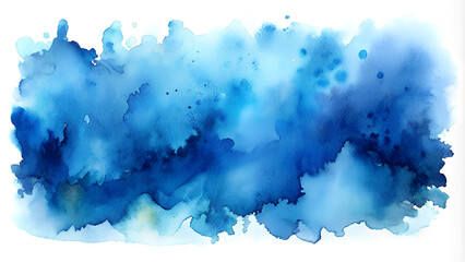 Obraz premium Blue abstract watercolor background is perfect for your design.