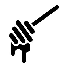 Vector Design Honey Dipper Icon Style