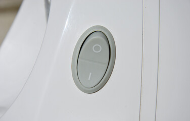on and off button close up