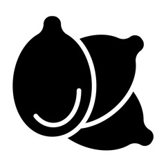 Vector Design Flax Seeds Icon Style