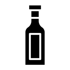 Vector Design Olive Oil Bottle Icon Style