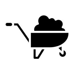 Vector Design Wheelbarrow Icon Style
