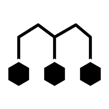 Vector Design Depolymerization Icon Style