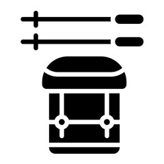 Vector Design Hiking Gear Icon Style